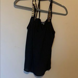 Blank tank with gold